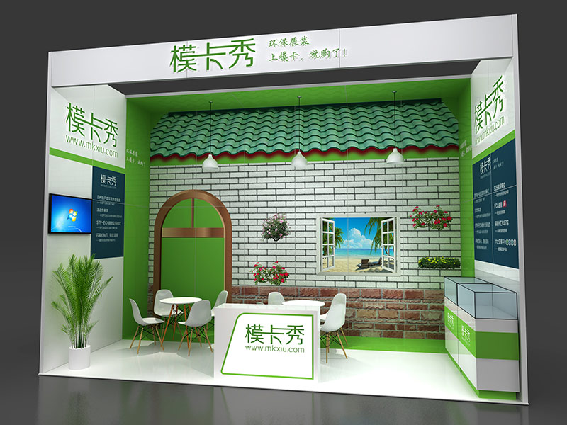 18㎡环保展台搭建01
