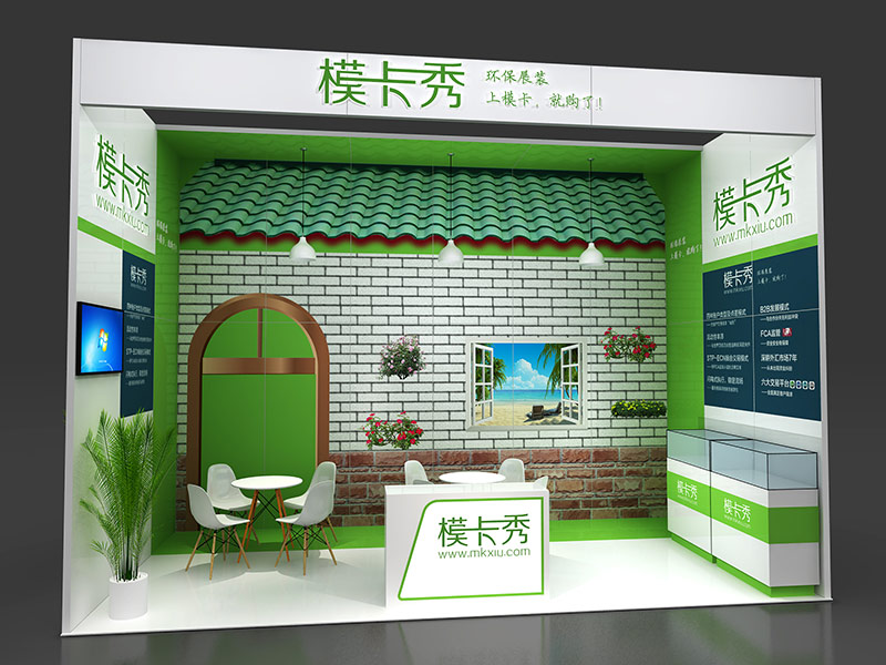 18㎡环保展台搭建02