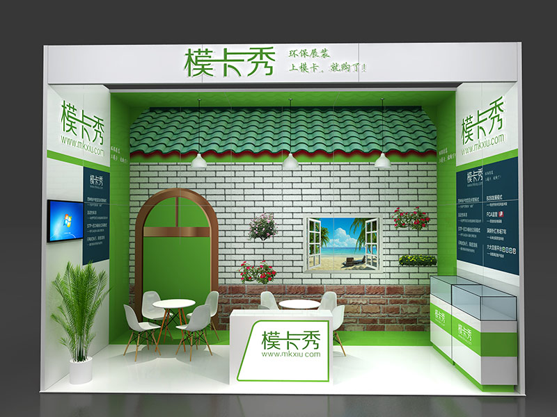 18㎡环保展台搭建03